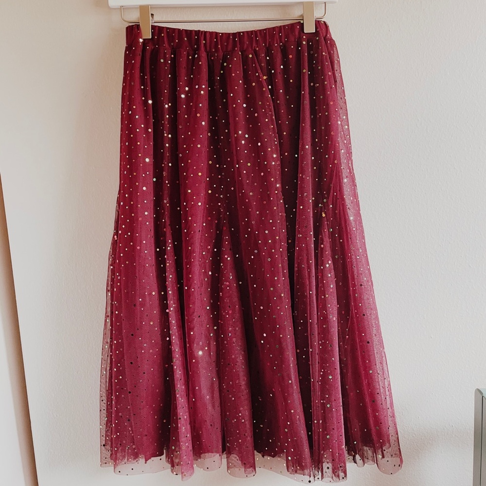 HD in Paris Everly Tulle Midi Skirt